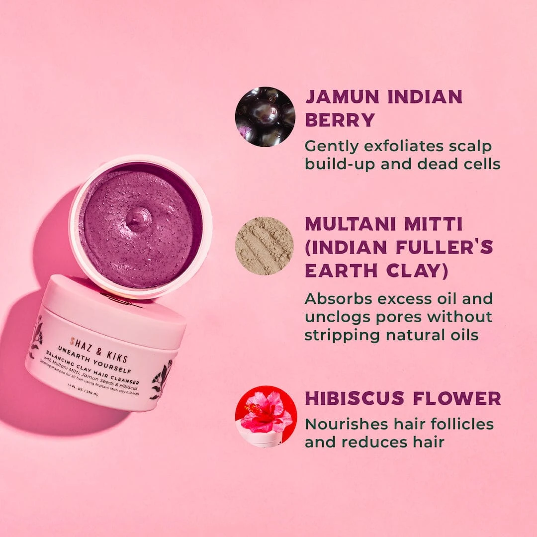UNEARTH YOURSELF Balancing Clay Hair Cleanser 7 UNEARTH YOURSELF Balancing Clay Hair Cleanser - Image 7