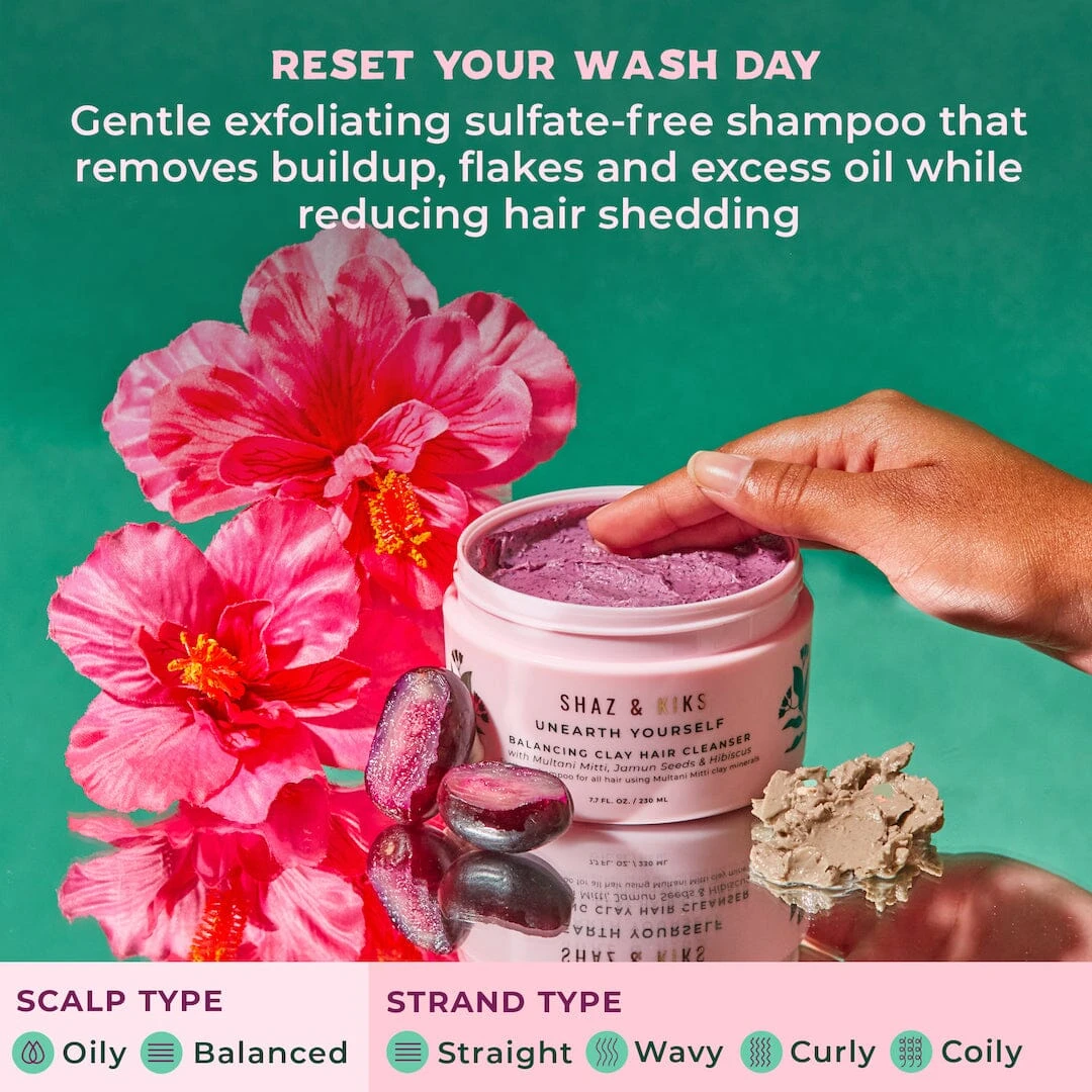 UNEARTH YOURSELF Balancing Clay Hair Cleanser 8 UNEARTH YOURSELF Balancing Clay Hair Cleanser - Image 8
