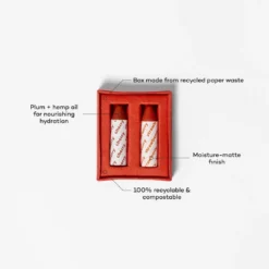 Strawberry + Cherry Balmie Duo -Fashion Makeup & Care CHERRY STRAWBERRY