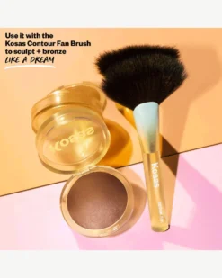 The Sun Show Glowy Warmth Bronzer 31 The Sun Show Glowy Warmth Bronzer -Fashion Makeup & Care Kosas2023 GlowI.V PDP 05 Escape FanBrush scaled