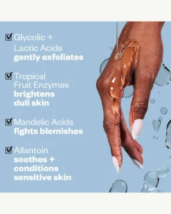 Good Body Skin AHA + Enzyme Exfoliating Body Wash -Fashion Makeup & Care Kosasport GoodBodySkin23 JuicyClean PDP 03 Ing scaled