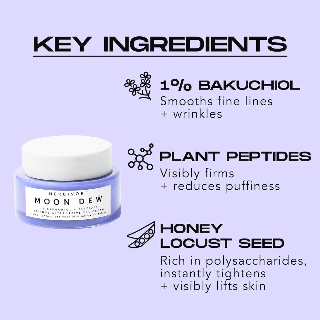 Moon Dew 1% Bakuchiol + Peptides Retinol Alternative Eye Cream 6 Moon Dew 1% Bakuchiol + Peptides Retinol Alternative Eye Cream - Image 6