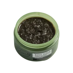 Coffee Body Scrub With Lemongrass 10 Coffee Body Scrub With Lemongrass -Fashion Makeup & Care PackshotLemongrassPotOpen2