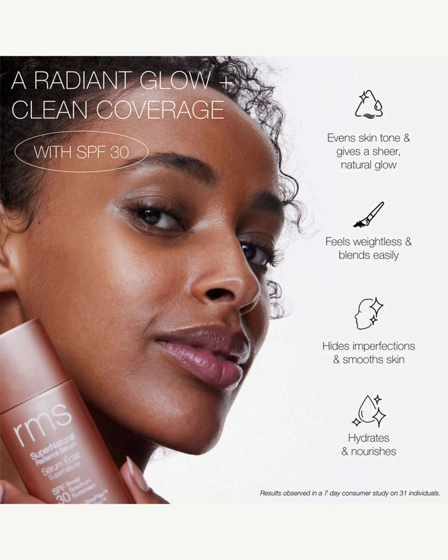 RMS Beauty SuperNatural Radiance Serum Broad Spectrum SPF 30 Sunscreen 12 RMS Beauty SuperNatural Radiance Serum Broad Spectrum SPF 30 Sunscreen - Image 12