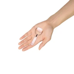 Rose On Rose Face Roller Petite 6 Rose On Rose Face Roller Petite -Fashion Makeup & Care RORRP in hand