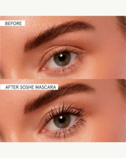 Peptide Lengthening Mascara 24 Peptide Lengthening Mascara -Fashion Makeup & Care SOSHE PeptideLengtheningMascara BeforeAfter 11 scaled