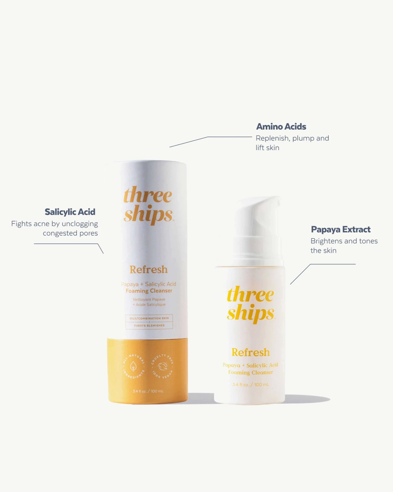 Refresh Papaya + Salicylic Acid Cleanser 8 Refresh Papaya + Salicylic Acid Cleanser - Image 8