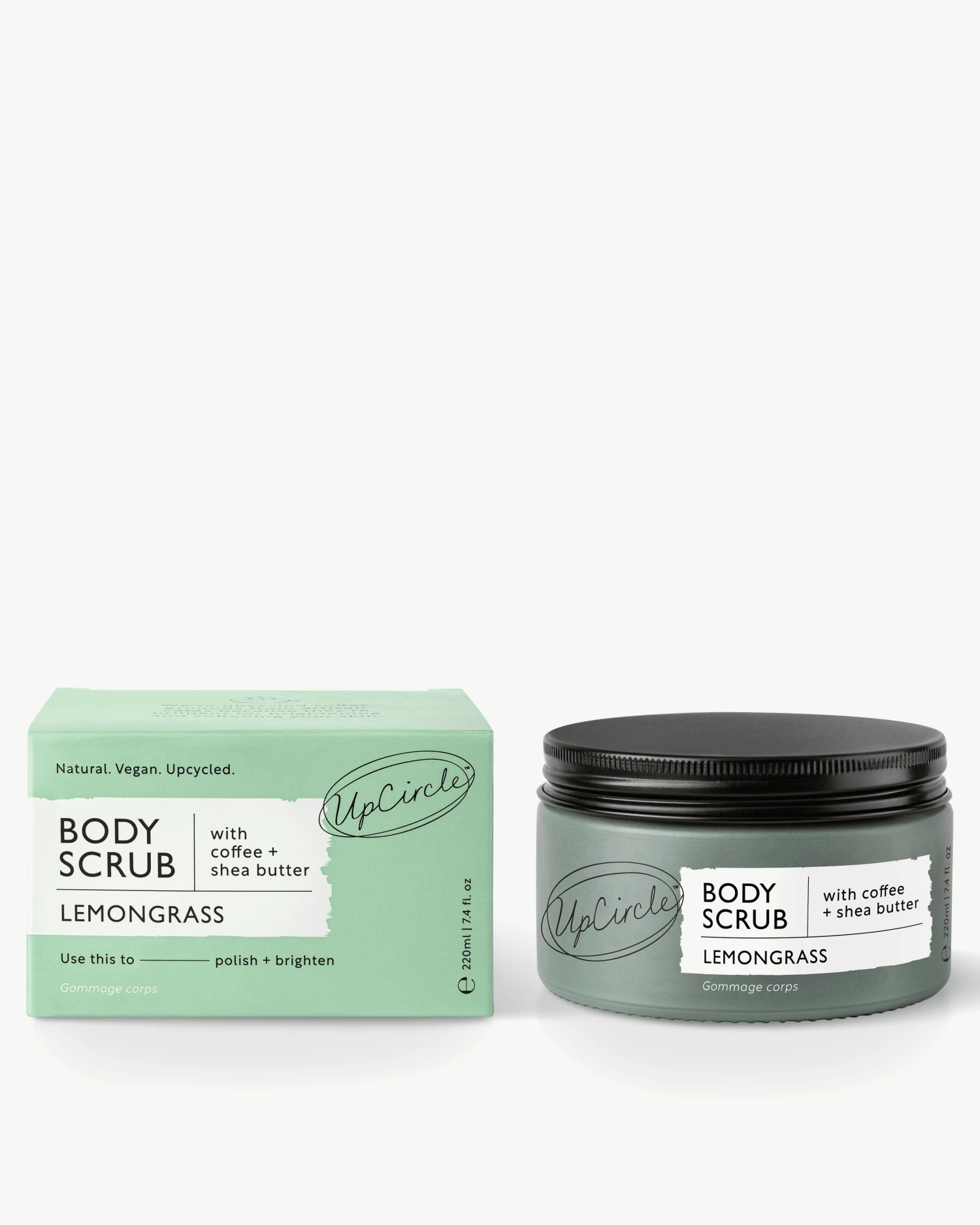 Coffee Body Scrub With Lemongrass 2 Coffee Body Scrub With Lemongrass - Image 2