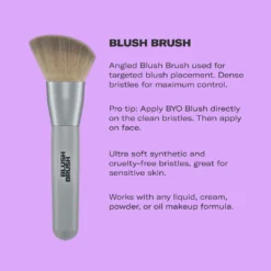 Youthforia Blush Brush -Fashion Makeup & Care YTH Credo 1080x1080 Infographic BlushBrush PDP2
