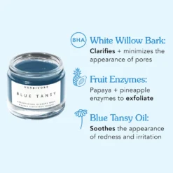 Blue Tansy Mask 16 Blue Tansy Mask -Fashion Makeup & Care s1754589 av 03